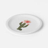 Kleine cactus papieren bordje (Gekanteld)