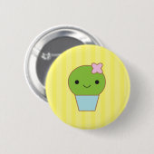 Kleine Cactus Ronde Button 5,7 Cm (Voorkant /achterkant)