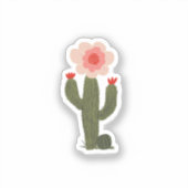 Kleine cactus sticker (Voorkant)