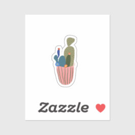 Kleine cactus sticker