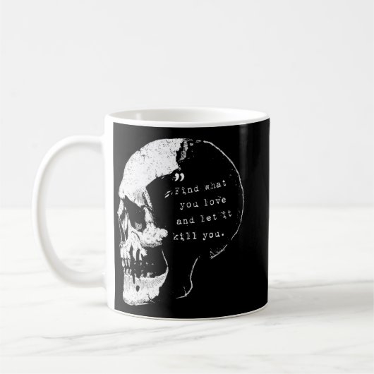 Kleine cadeaus Charles Bukowski Funny Graphic Gift Koffiemok (Links)