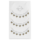 kleine cadeautas met cadeau voor bruiloft met pare (Achterkant)