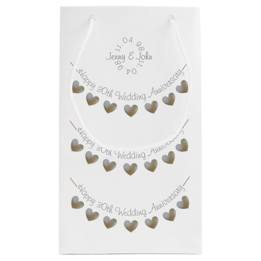 kleine cadeautas met cadeau voor bruiloft met pare (Achterkant)