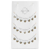 kleine cadeautas met cadeau voor bruiloft met pare (Voorkant)