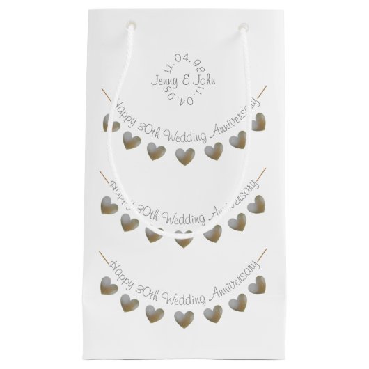 kleine cadeautas met cadeau voor bruiloft met pare (Voorkant)