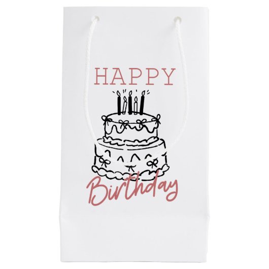 Kleine cadeautas - Minimalistische verjaardag (Voorkant)