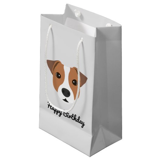 Kleine cadeautas van Jack Russell (Voorkant Gekanteld)
