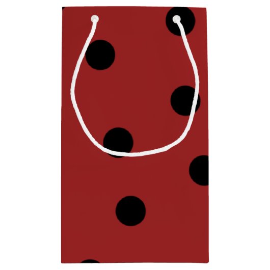 Kleine cadeautas van Valentijnse , ladybug (Achterkant)