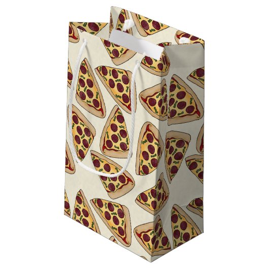 Kleine cadeautas voor pizza's (Achterkant Gekanteld)