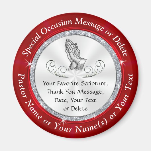 Kleine cadeautjes voor kerkelijke leden, goedkoop  magneet (Voorkant)