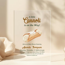 Kleine Cannoli Neutraal Beige Italiaanse Baby Show