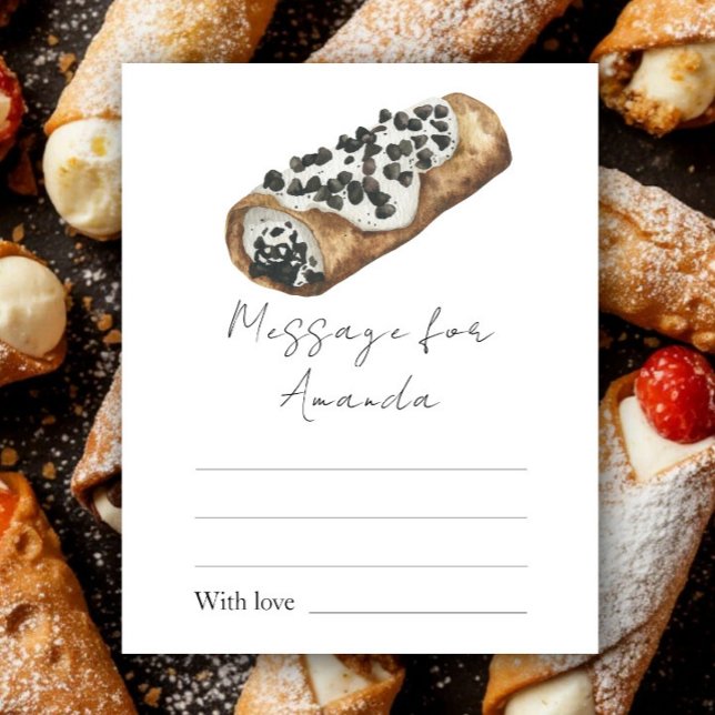 Kleine Cannoli Verjaardag Tijdcapsule bericht (Creator heeft geüpload)