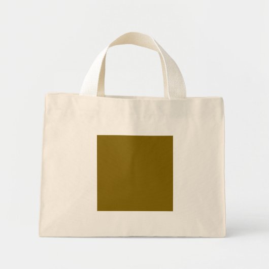Kleine canvas tas met olijfgroene vierkante temp (Voorkant)