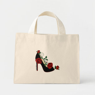 Kleine Canvas tas - Roos Stiletto