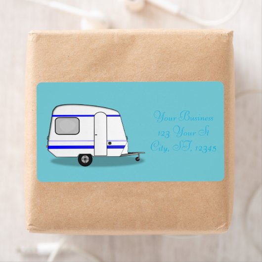 Kleine caravan Thunder_Cove Etiket (Insitu)