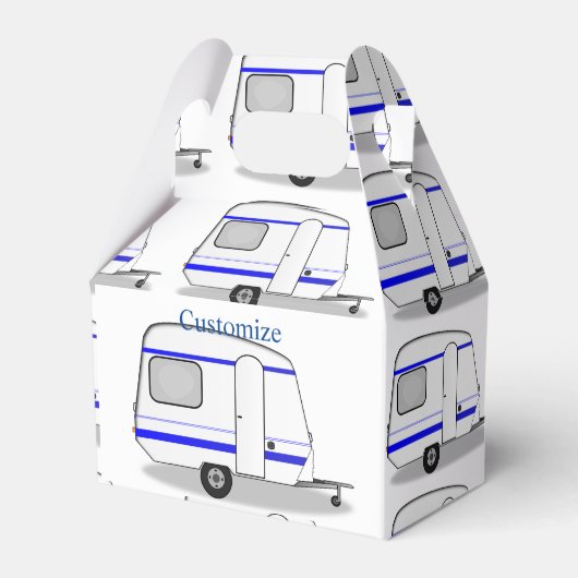 Kleine caravan Thunder_Cove, kleur Bedankdoosjes (Voorkant Zijde)
