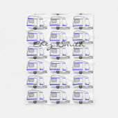 Kleine caravan Thunder_Cove, kleur Fleece Deken (Voorkant)