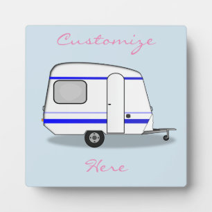 Kleine caravan Thunder_Cove, kleur Fotoplaat