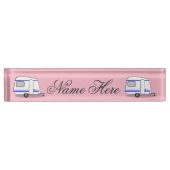 Kleine caravan Thunder_Cove, kleur Naambordje (Voorkant)