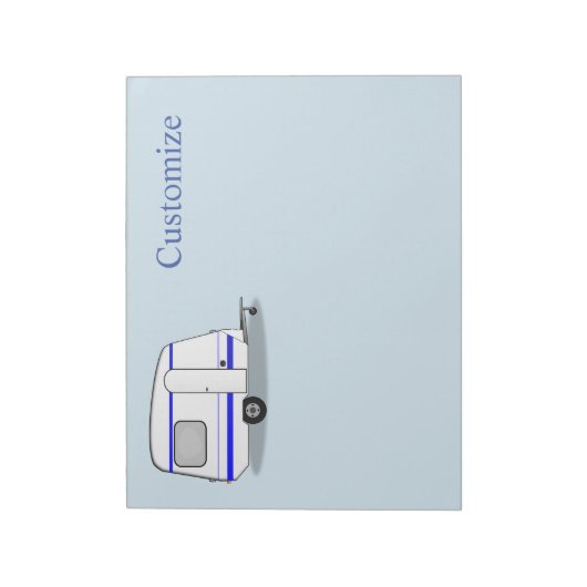 Kleine caravan Thunder_Cove Notitieblok (Linkerzijde)