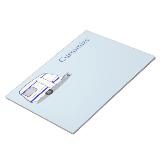 Kleine caravan Thunder_Cove Notitieblok (Schuin)