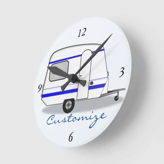 kleine caravan Thunder_Cove Ronde Klok (Hoek)