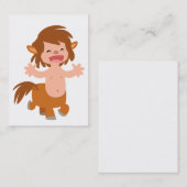 Kleine Cartoon Centaur ACEO/visitekaartje Visitekaartje (Voorkant / Achterkant)
