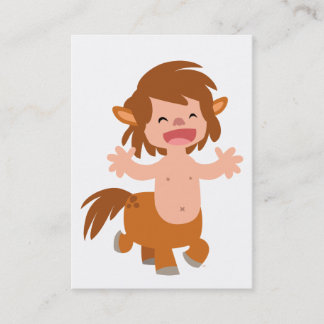 Kleine Cartoon Centaur ACEO/visitekaartje Visitekaartje