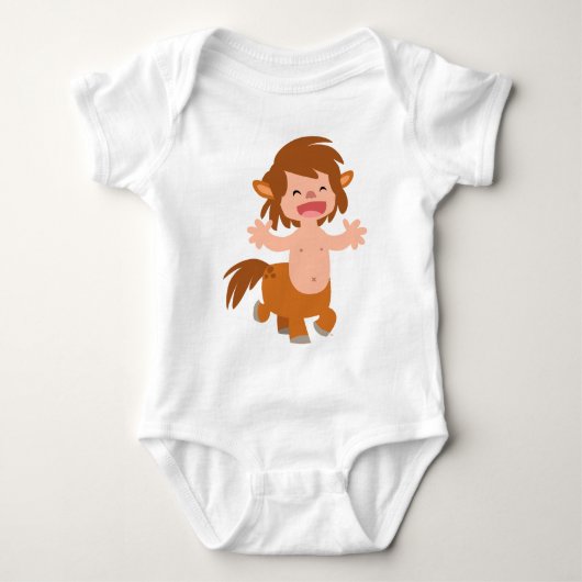 Kleine Cartoon Centaur Baby Apparel Romper (Voorkant)