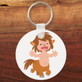 Kleine Cartoon Centaur Sleutelhanger (Voorkant)