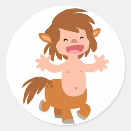 Kleine Cartoon Centaur Sticker