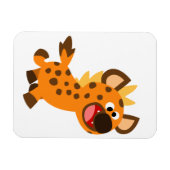 Kleine Cartoon Hyena Flexible Magnet Magneet (Horizontaal)