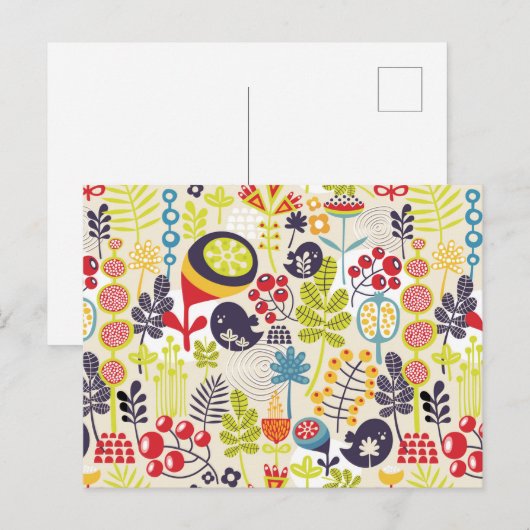 Kleine cartoons briefkaart (Voorkant / Achterkant)