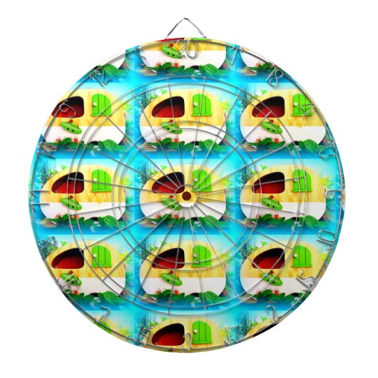 kleine casa op maat dartbord (Voorkant)