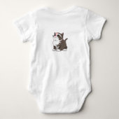 Kleine Cat Baby Bodysuits (Achterkant)