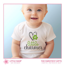Kleine Charmeur Klavertje Drie St. Patrick's Dag Romper