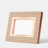 Kleine Checkerboard Pattern Beste Vrienden Lijst Gegraveerde Lijstjes (Links)