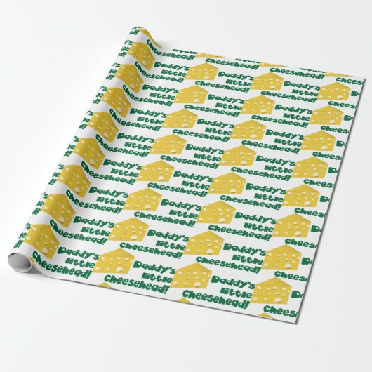 Kleine Cheesehead Cadeaupapier (Uitgerold)