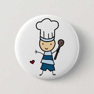 Kleine Chef Boy Ronde Button 5,7 Cm