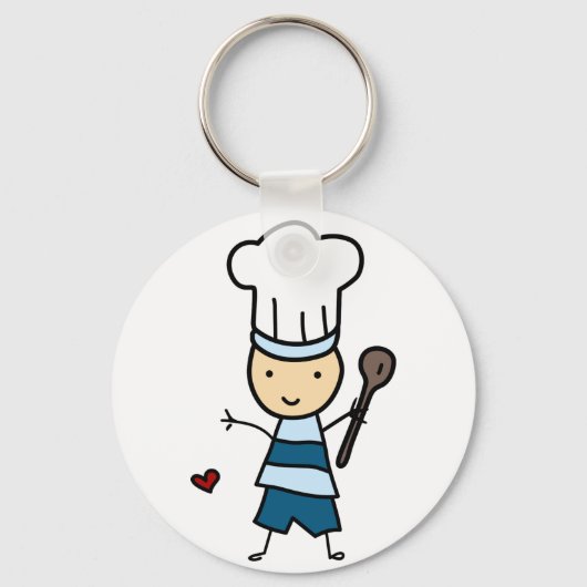 Kleine Chef Boy Sleutelhanger (Voorkant)