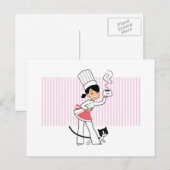Kleine Chef Illustratie op Briefkaart (Voorkant / Achterkant)
