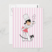 Kleine Chef Illustratie op Briefkaart (Voorkant / Achterkant)