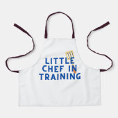 Kleine Chef in Training Schort voor kinderen (Voorkant)