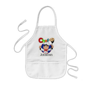 Kleine chef-kok in het Schort