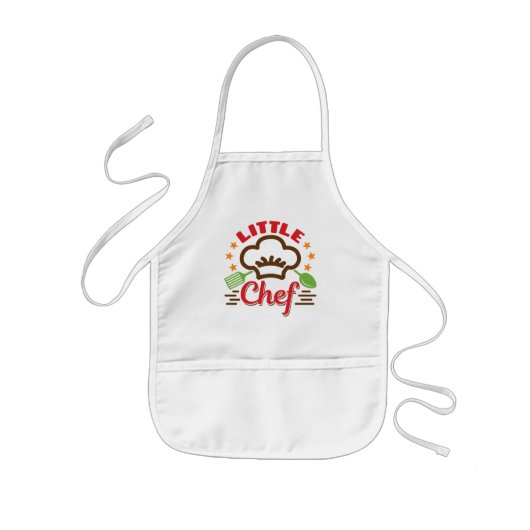 Kleine Chef Koken Liefhebber Kinder Schort (Voorkant)