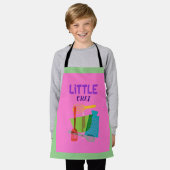 Kleine Chef kookgerei op Schort (Gedragen)