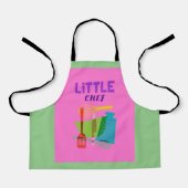 Kleine Chef kookgerei op Schort (Voorkant)