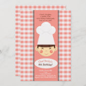 Kleine Chef Uitnodiging (Voorkant / Achterkant)