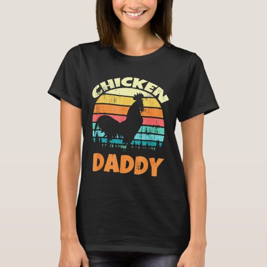 KLEINE CHICKEN DADDY VOOR POU T-SHIRT (Voorkant)