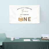 Kleine Chinese dumpling eerste verjaardagsfeest Spandoek (Beurs)